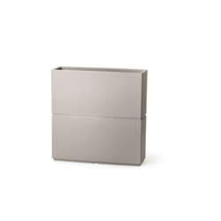 Fioriera in resina 'Patio' 80 cm. Taupe en oferta