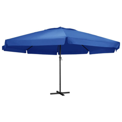 Ombrellone da Esterni con Palo in Alluminio 500 cm Azzurro - Blu - Vidaxl precio