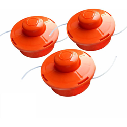 3x Nemaxx FS1 Testina semiautomatica, bobina a doppio filo, rullo di nylon, accessori, ricambio, bobina per decespugliatore a benzina – arancione características
