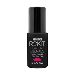 ROK-GELPOL5-SP Rokit Smalto Gel 1 Step - Shock Pink - Homedics características