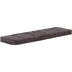 YOUTHUP Cuscino per Pallet e Pavimento in Cotone 120x40x7 cm Antracite - Antracite precio