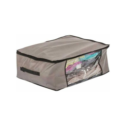 Tradeshop - CONTENITORE SALVASPAZIO SOTTOLETTO TESSUTO CAMBIO STAGIONE COPERTE VESTITI 60X45CM en oferta