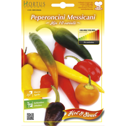 Hortus Sementi - SEMI ORTO PEPERONCINI MESSICANI MIX10 características