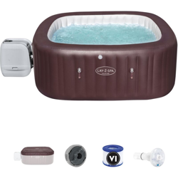 Piscina Idromassaggio Bestway Lay-Z-Spa Maldive Hydrojet Pro Per 5-7 persone Quadrata 201x201x80 cm con Luci LED características
