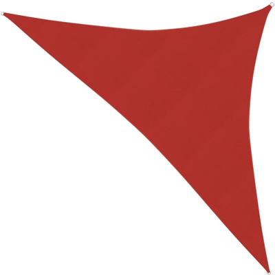 Vela Parasole 160 g/m2 Rossa 5x5x6 m in HDPE - Rosso - Youthup