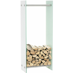 CLP - Portalegna per Camino DACIO in Vetro Bianco 35x40x60 cm precio