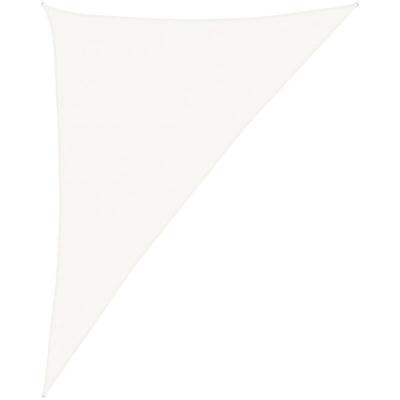 vidaXL Vela Parasole 160 g/m² Bianca 4x5x6,8 m in HDPE - Bianco