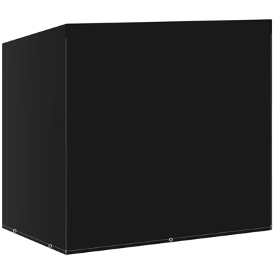 Telo di Copertura per Dondolo 6 Occhielli 135x105x175 cm - Nero - Vidaxl