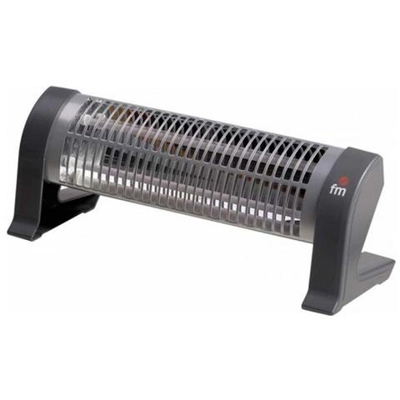 FM Calefacción 2302-C stufetta elettrica Stufetta al quarzo Nero, Grigio 1200 W