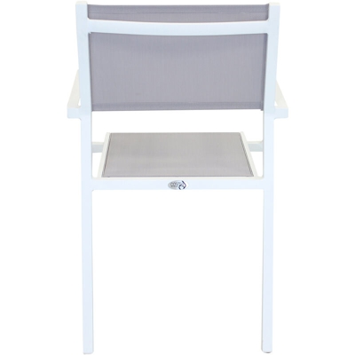 Poltrona Avana bianca, 55x85x57 cm bianco