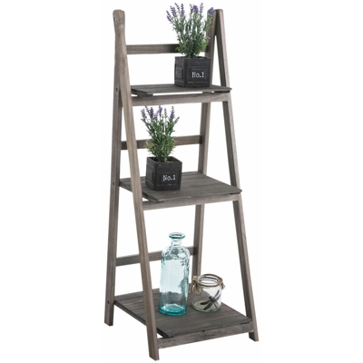 CLP - Scaffale a Scala Pieghevole YANA Marrone chiaro