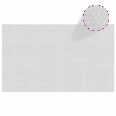 vidaXL Pellicola Galleggiante Solare PE Piscina 500x300 cm Grigia - Grigio