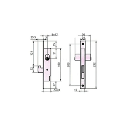 Serratura In Metallo 1968 5 en oferta