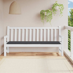 Cuscino per Panca da Giardino Antracite 200x50x4 cm - Antracite - Vidaxl en oferta