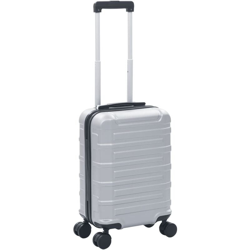 Trolley a Custodia Rigida Argento in ABS - Argento - Vidaxl precio