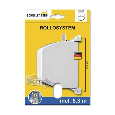 Collettore esterno pieghevole 34 x 188 x 156 mm bianco ruotante di 180º