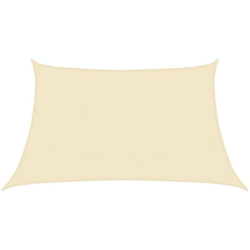 vidaXL Vela Parasole 160 g/m² Crema 3/4x2 m in HDPE - crema características