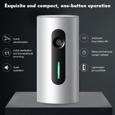 Aria di casa purificatore oltre alla formaldeide disinfezione pet deodorante toilette toilette frigorifero interfaccia USB odore