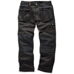 Scruffs Pantaloni da lavoro Plus neri 32 S en oferta