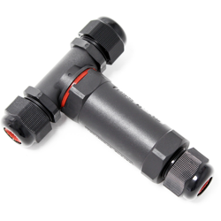 Manica Connettore di cavo T-Y a 3 poli 230V 0.5-4 mm2 per spina M2O*1.5 Connessione 10-14mm, IP68 en oferta
