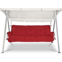 Beautissu Cuscini per dondoli e altalene da Giardino Flair HS - 2 braccioli e Un soffice Cuscino Grande Rosso en oferta