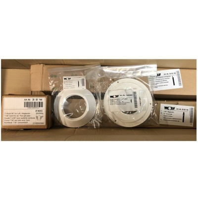 Wolf 8602723 Kit ventosa orizzontale con deviatore DN 96/63