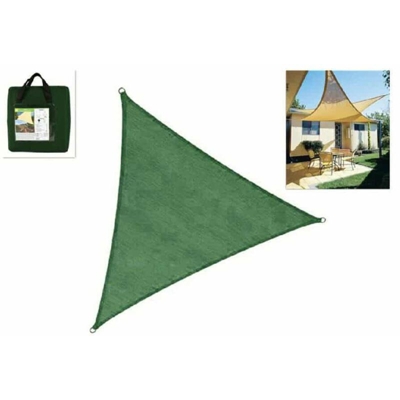 TENDA A VELA TRIANGOLARE DA SOLE OMBREGGIANTE TELO PARASOLE GIARDINO 3,6 mt 377