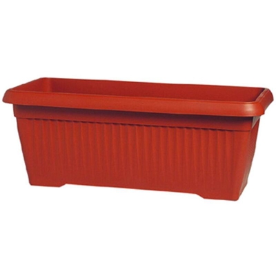 FIORIERA SIMILCOTTO 100x43xh35 cm TERRACOTTA