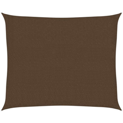 Vela Parasole 160 g/m² Marrone 2,5x3 m in HDPE - Marrone - Vidaxl en oferta
