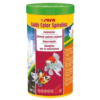 Nature Goldy Color Spirulina 50ml/20gr - Granuli per pesci rossi - Sera