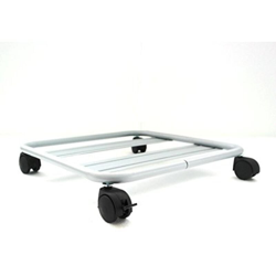 Carrello sottovaso quadrato con ruote cm. 37 ALLUMINIO precio