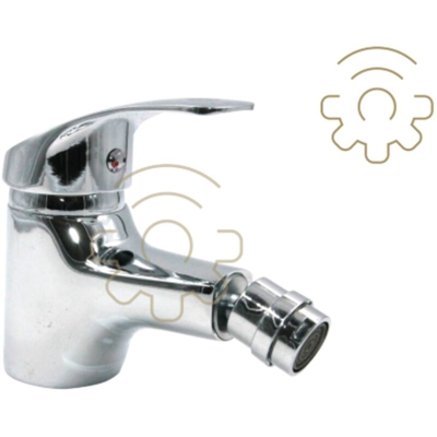 Easily miscelatore Napoli rubinetto per bidet monocomando cromato con accessori per il montaggio