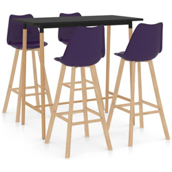 Set Da Bar 5 Pz Viola en oferta