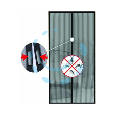 TENDA MAGNETICA IN POLIESTERE - cm.130x230 grigia FER-378260