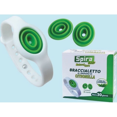 Braccialetto antizanzare Spira Natural Care - Confezione da 12 pezzi