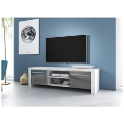 Supporto Tv Moderno Canarini Schwarz / schwarz Glanzend 140 Cm precio