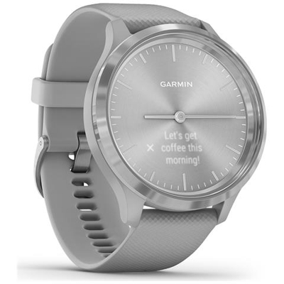 Smartwatch Vivomove 3 44 mm Impermeabile 5ATM Bluetooth con GPS Cardiofrequenzimetro Acciaio Inossidabile Argento