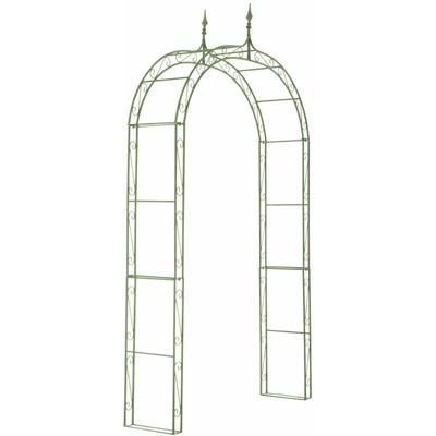 Arco da Giardino Lenz in Ferro Antico/verde