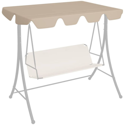 Baldacchino per Dondolo Giardino Beige 188/168x110/145 cm - Beige - Vidaxl en oferta