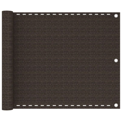 Paravento da Balcone Marrone 75x600 cm in HDPE - Marrone - Vidaxl características