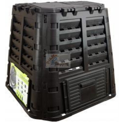 Compostiera da giardino composter bio compost bidone compostaggio 420 litri