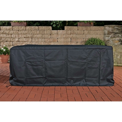 Copertura mobili da giardino 275 x 240 x 68 cm Provence, Madeira Nero
