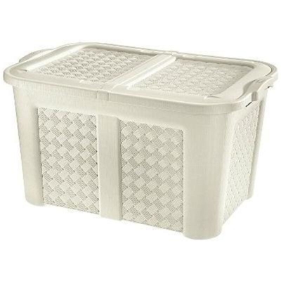 Bighouse It - BAULE ARIANNA +COP. CM.79X55X44h LT.130 ANGORA