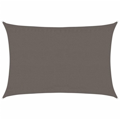 vidaXL Vela Parasole 160 g/m² Antracite 3,5x5 m in HDPE - Antracite