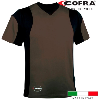 T-shirt Java fango / nera taglia s - Cofra