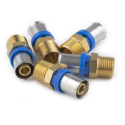 Multistrato a pressare raccordo multiprofilo maschio M15x21 Ø16 - Sacchetto con 5 raccordi NOYON & THIEBAULT en oferta