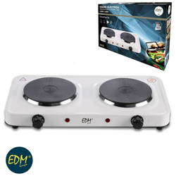 Fornello elettrico 1000w-1500w 2 fuochi EDM características