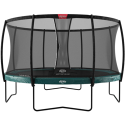 Berg - SOLO TRAMPOLINO Tappeto elastico da giardino rotondo 330cm con rete di sicurezza - verde Deluxe. Progettato e attrezzato per la massima precio