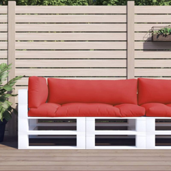 vidaXL Cuscini per Divano Pallet 3 pz Rossi - Rosso precio