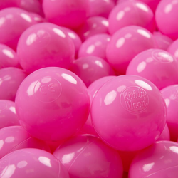 KiddyMoon 300 ? 7CM Palline Morbide Colorate Per Piscina Bambini Fatto In EU, Rosa - rosa características